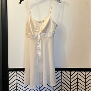 Victoria's Secret Vintage Heart Label Ivory Sleepwear Dress